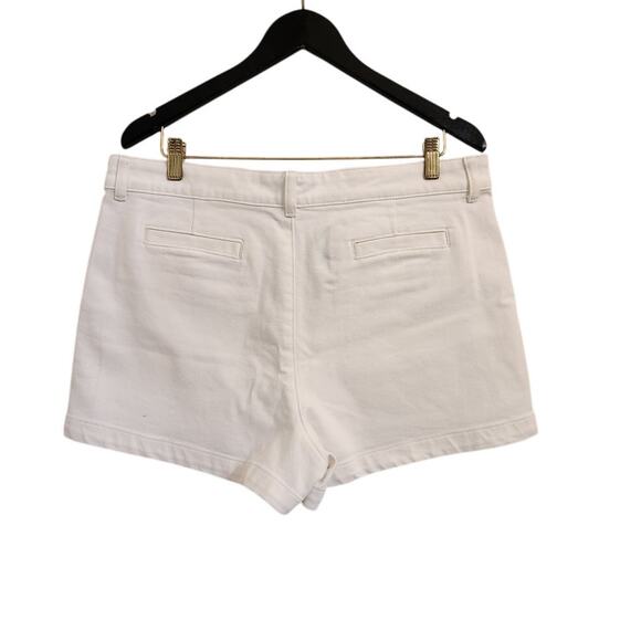 NWT J. Crew Patch-Pocket Denim Short In White 14 - Picture 6 of 8